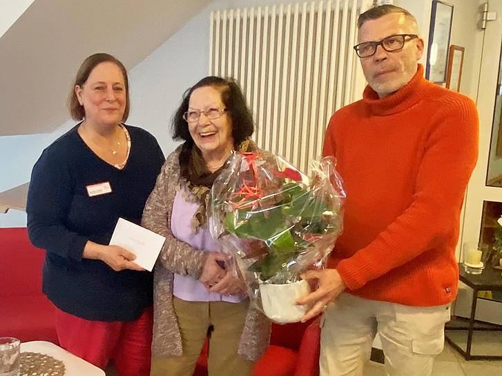 Geburtstag von Frau Kurth im Alten- und Pflegeheim St. Vinzenzhaus Gebhardshain