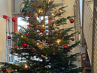 Nikolausmarkt im Alten- und Pflegeheim St. Vinzenzhaus Gebhardshain - Weihnachtsbaum