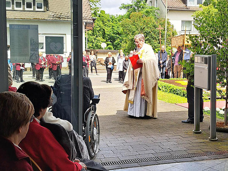 Fronleichnam-Feier im St. Vinzenzhaus in Gebhardshain
